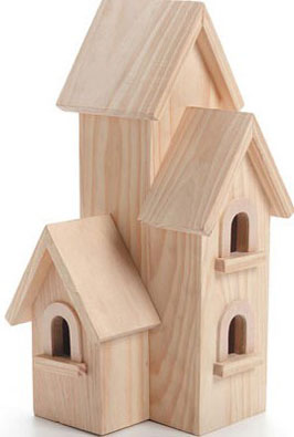 unfinished birdhouse 1