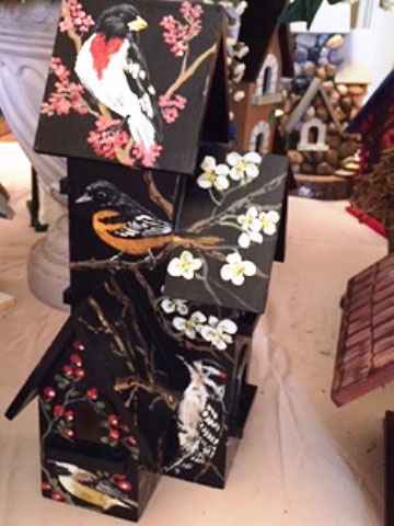Judi Vincent's birdhouse