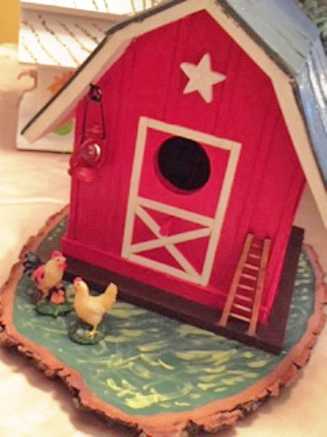 Anna Church's birdhouse