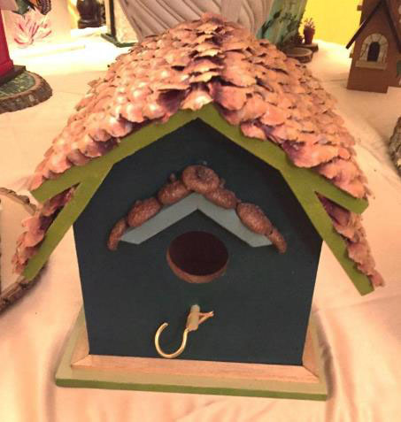 Sharon Dawes' birdhouse