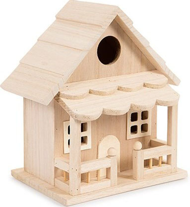 unfinished birdhouse 3
