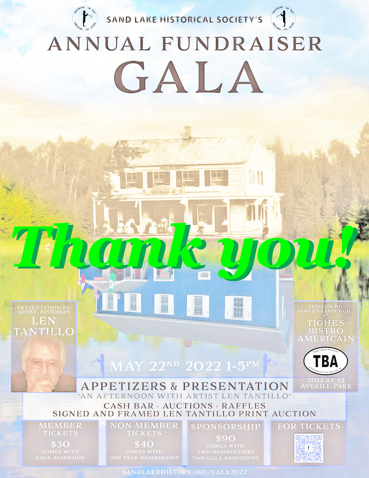 2022 gala poster for SLHS