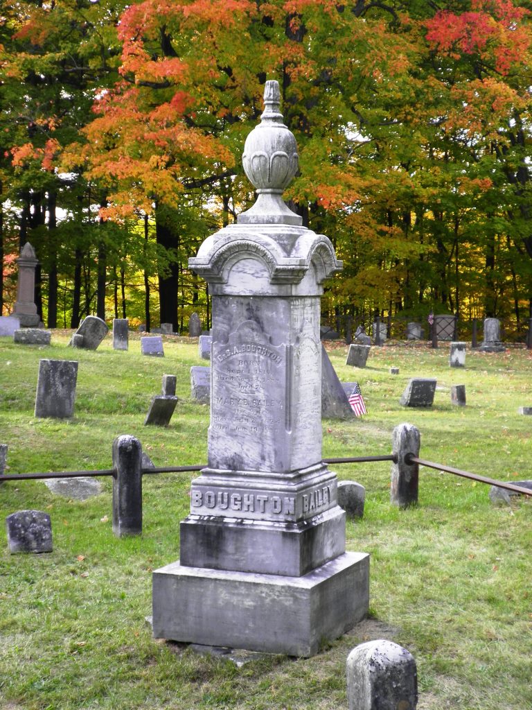 headstone of Dr. Smith Boughton