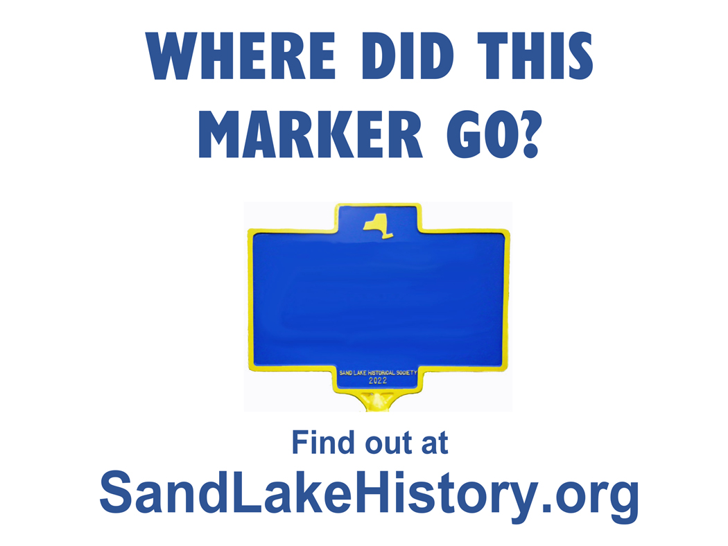 Where did this marker go? sign
