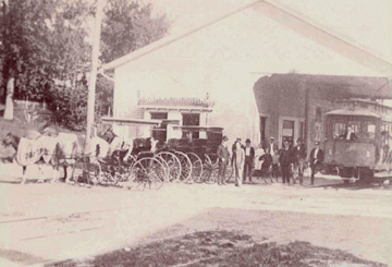 Troy and New England Railway station, Averill Park, NY.