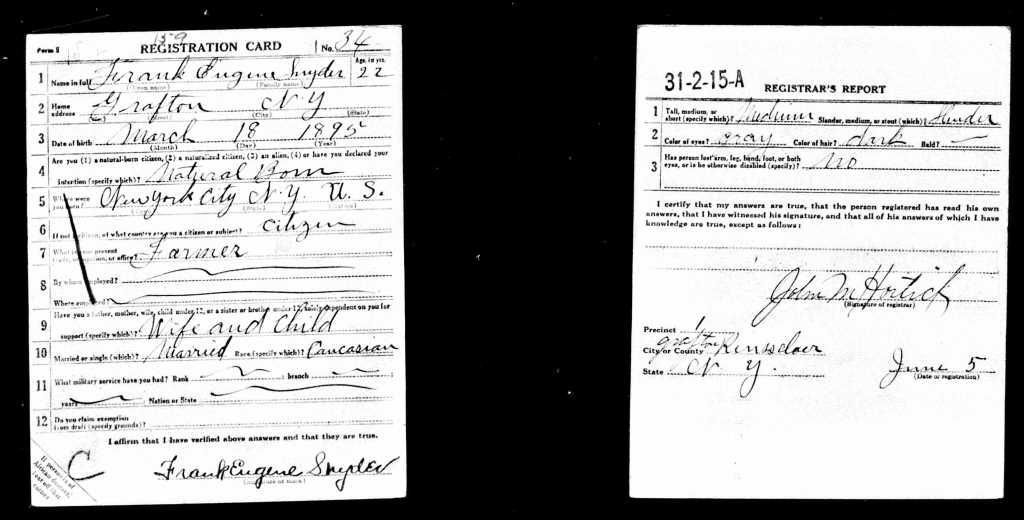 f. snyder-draft record